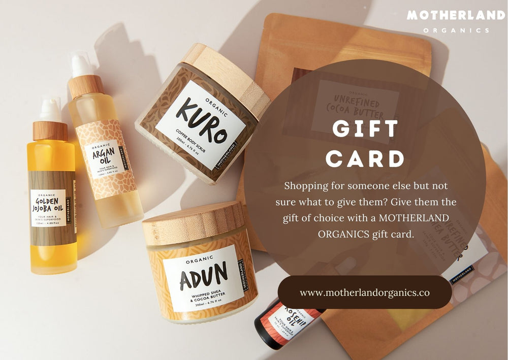 MOTHERLAND ORGANICS GIFT CARD 