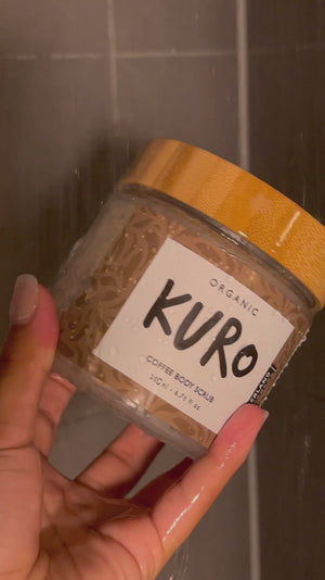 
                  
                    Load and play video in Gallery viewer, KURO COFFEE SCRUB-Exfoliates + Renews
                  
                